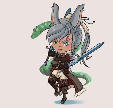 Vhel Alholt, Viper, FFXIV